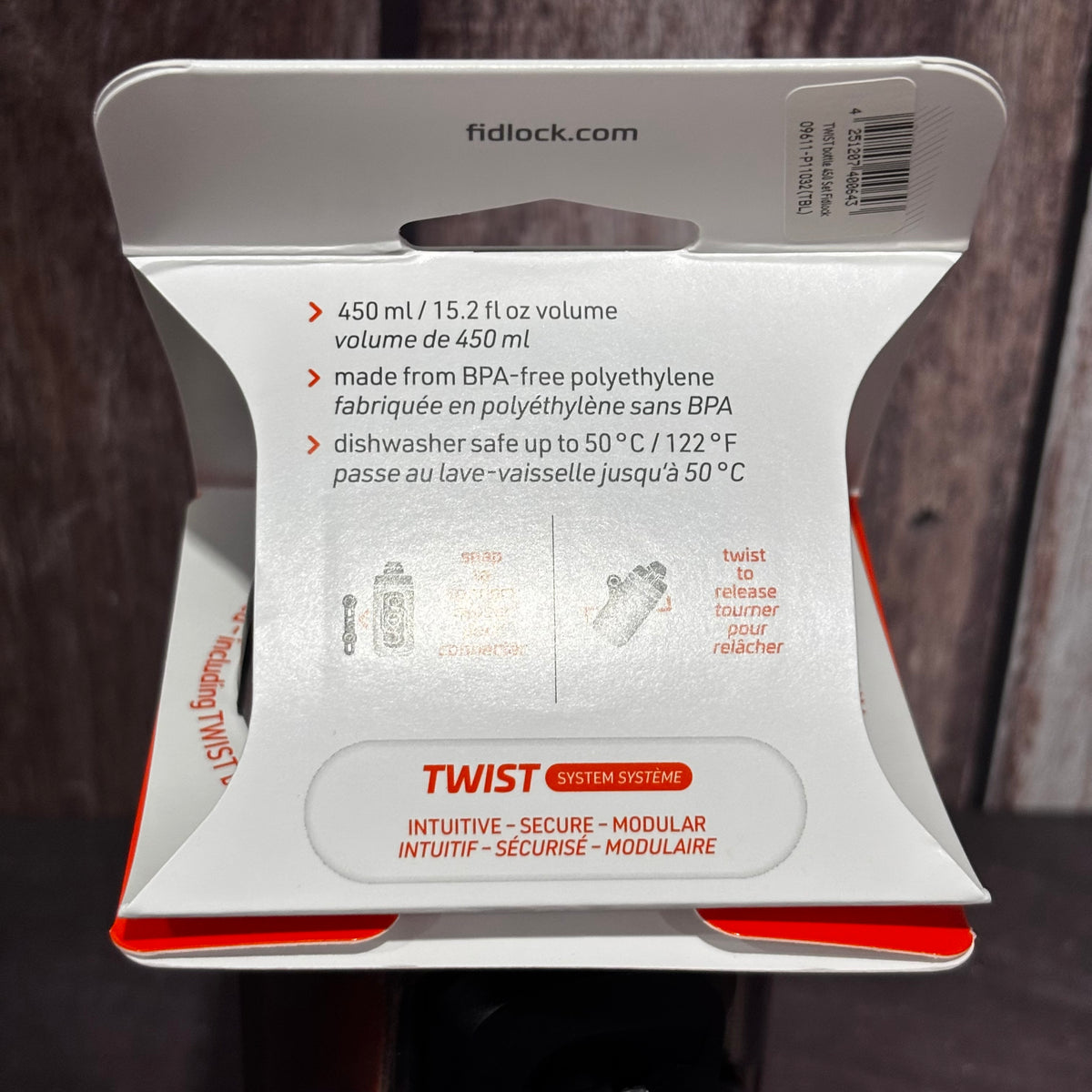 FIDLOCK - TWIST BOTTLE 450 + Bike Base