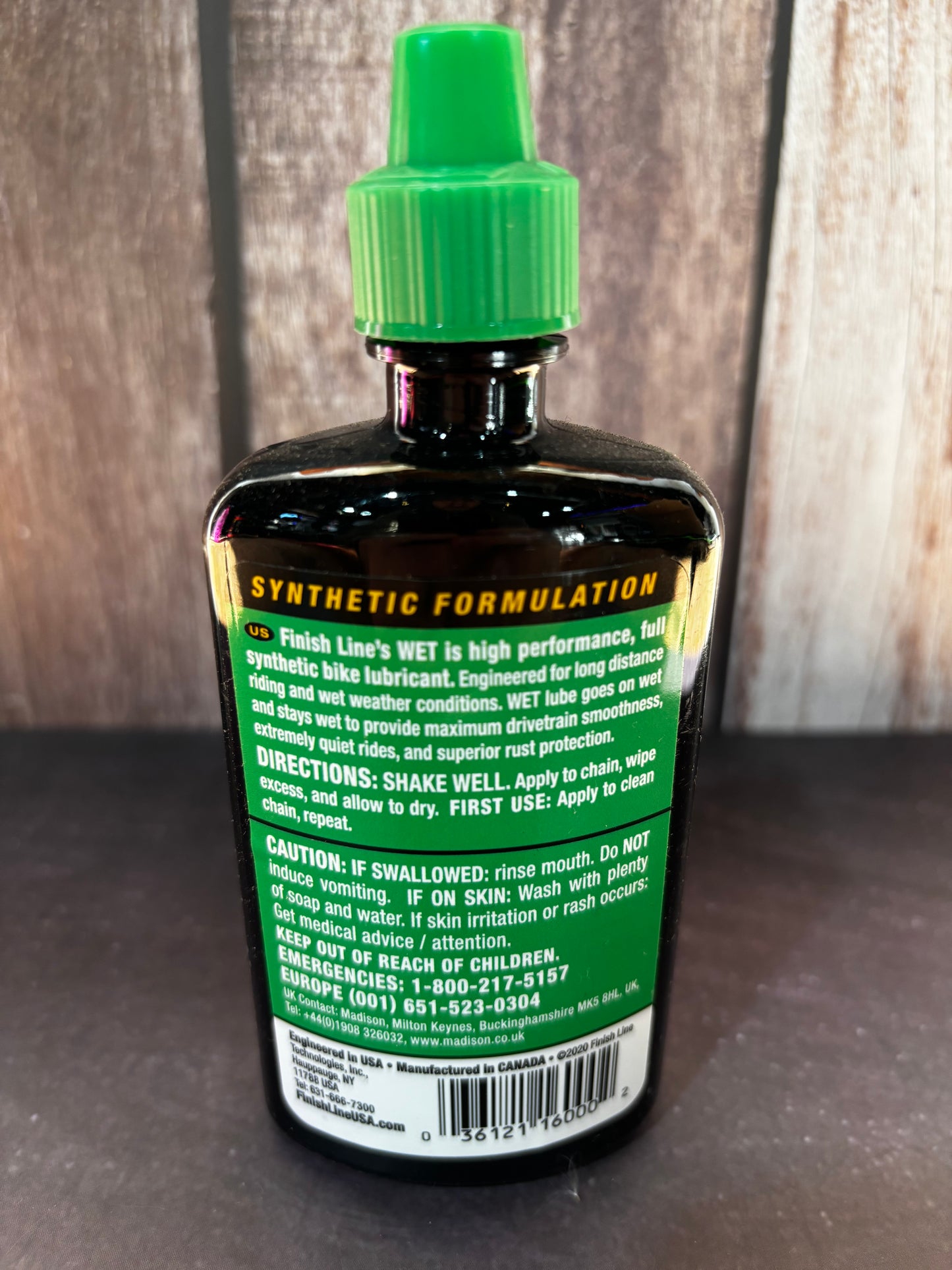 FINISH LINE - Wet Bike Lubricant 120ml